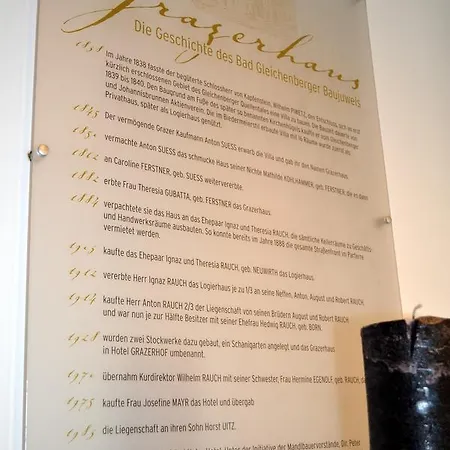 Grazerhof 酒店 巴特格莱兴贝格